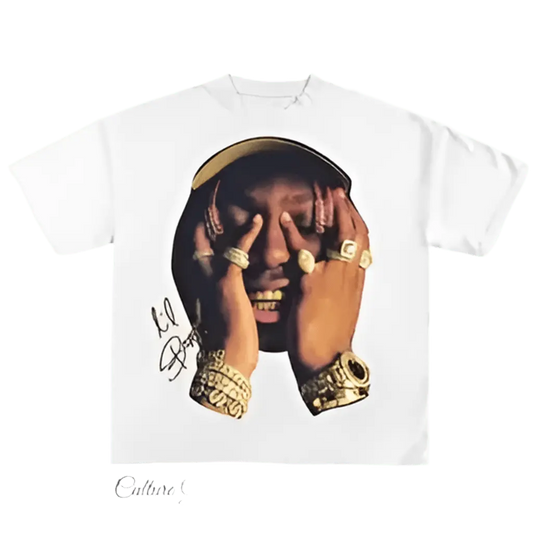 Lil Yachty Vintage White Graphic T-Shirt The Drip Plug